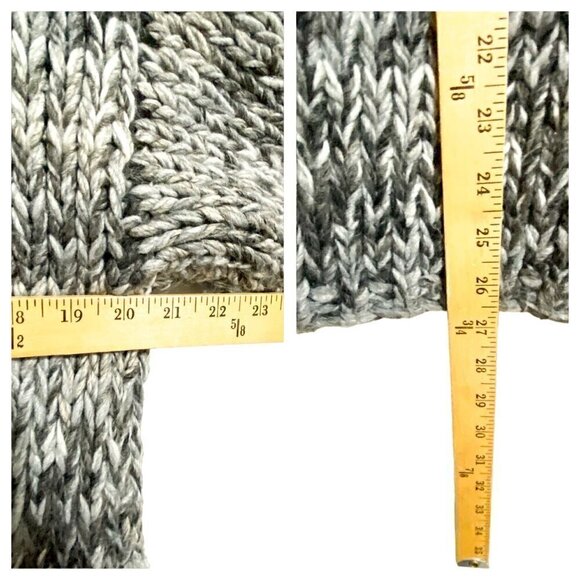 Land's End chunky knit marled cowl neck sweater, Size M - Picture 8 of 8